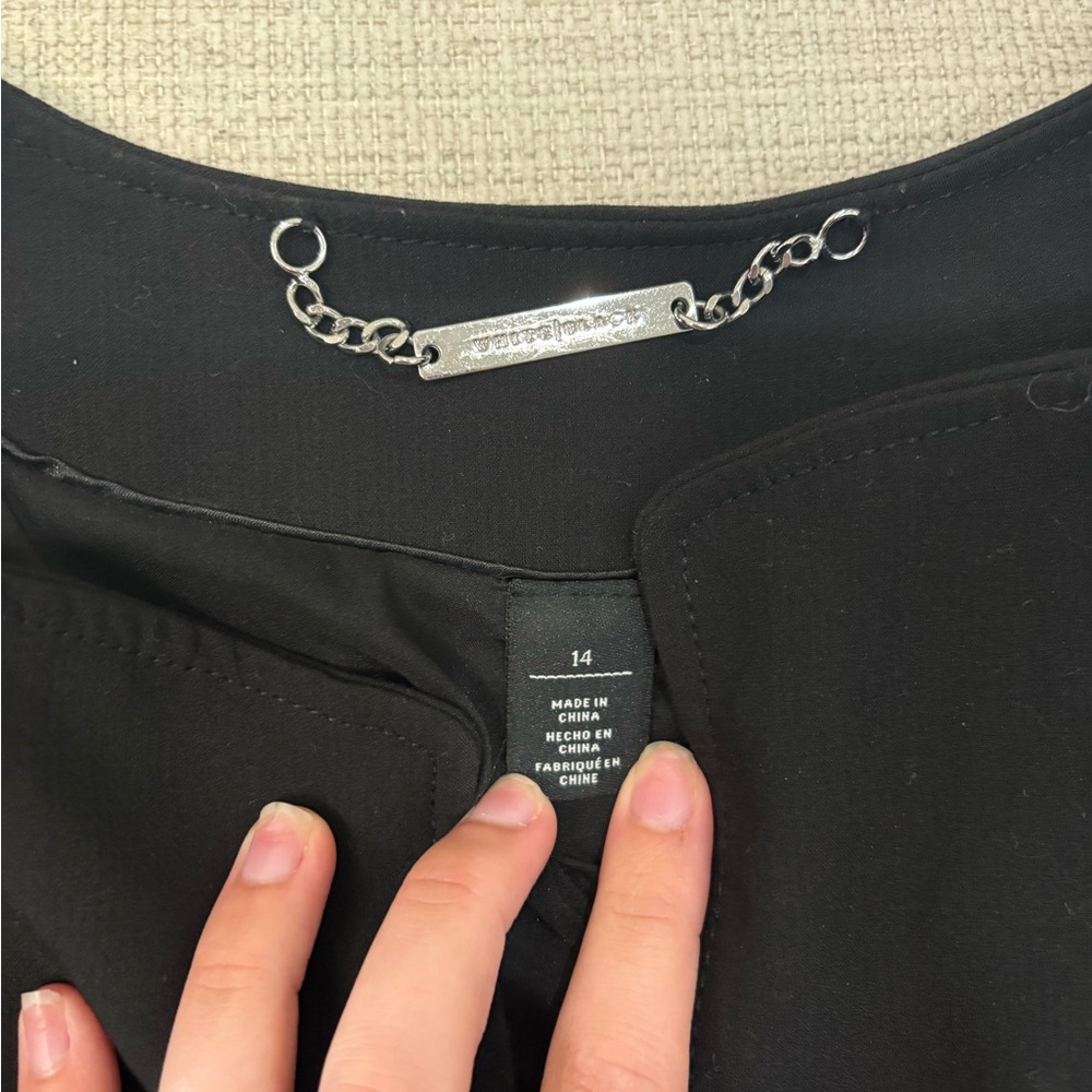 White House Black Market Black Blazer - Picture 2 of 8